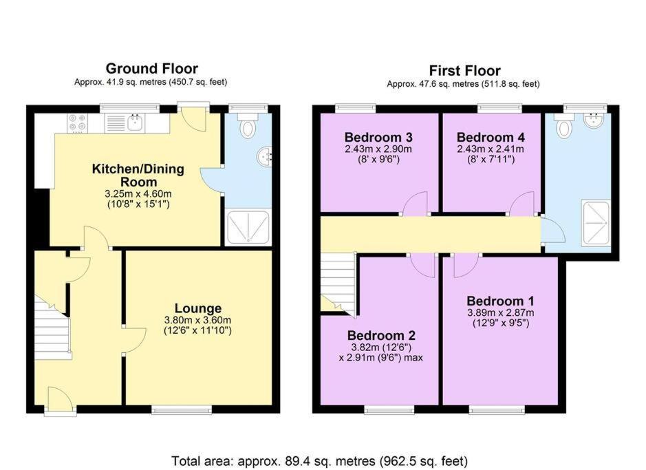 Low Rate For A 4-Bedroom House In Coventry With Free Unlimited Wi-Fi 2 Car Parking 53 Qmc Eksteriør billede
